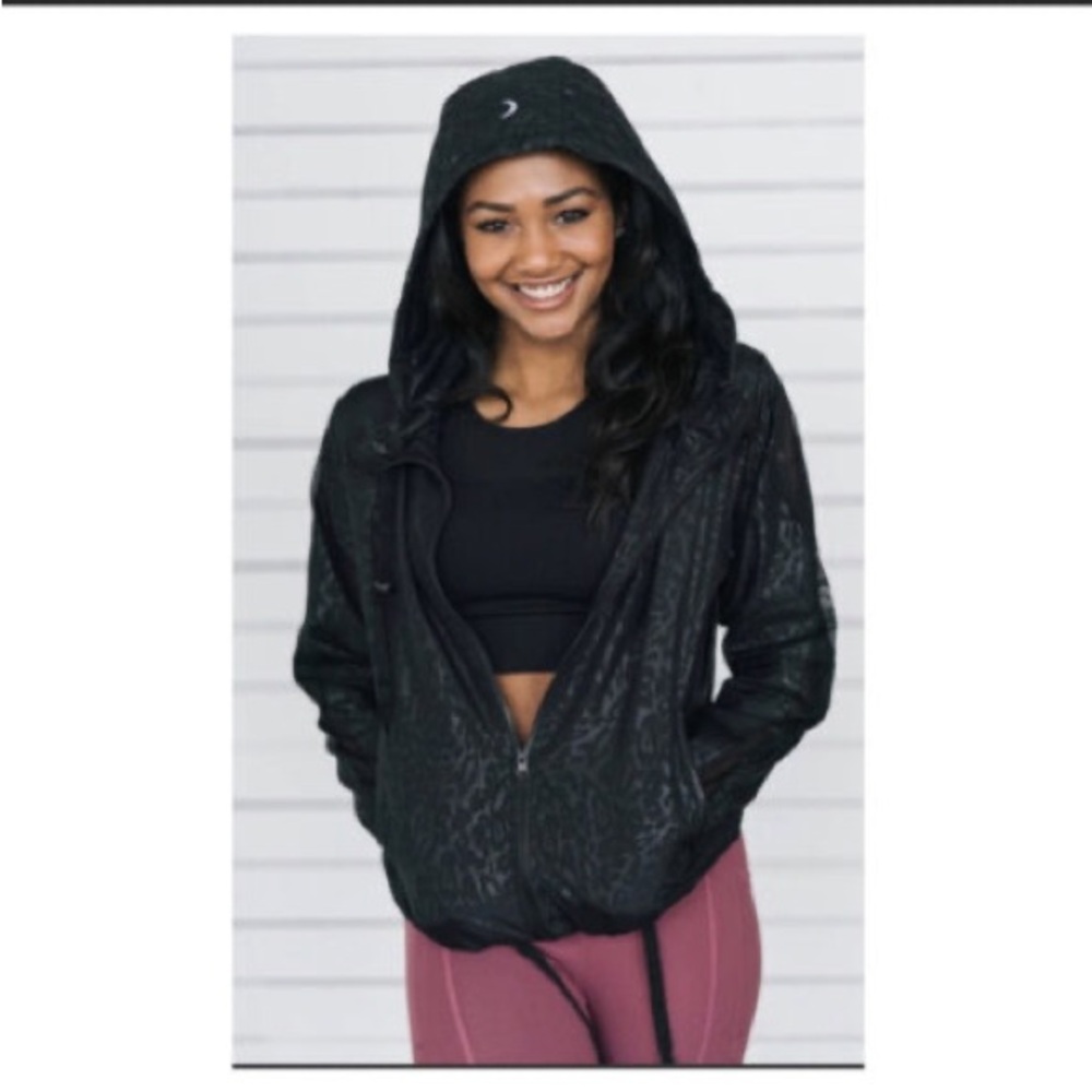 NWT ZYIA BLACK BOMBER JACKET SMALL